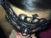 Se la chupo a mi novio y me acabo en la cara 7/16