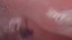 Male masturbation-above average cock getting played with 