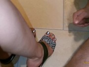 Shoe Fuck with cumshot on toes 2/16