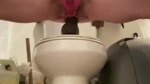 QOS SISSY BALLS DEEP DEPTH TRAINING BAM DILDO