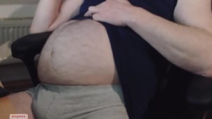 man pregnant and bellymovements