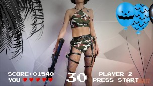 Counter strike gamer cums de enorme dildo. Feliz Dia das Bruxas, gatinhos.