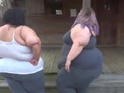 Ssbbw’s walking  12/16