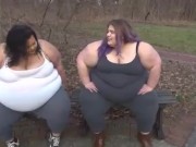 Ssbbw’s walking  4/16