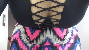 Sabine's sexy curves (trans, crossdressing, transformation, pantyhose, female mask)