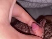 Hairy And Wet Pussy Needs To Get A Lick