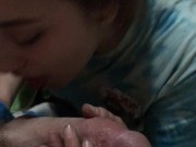 Cheating Native teen sucks daddy while her man is Out shopping for her  11/16