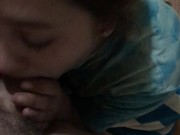 Cheating Native teen sucks daddy while her man is Out shopping for her  13/16