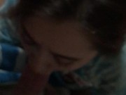 Cheating Native teen sucks daddy while her man is Out shopping for her  5/16