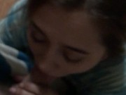 Cheating Native teen sucks daddy while her man is Out shopping for her  6/16