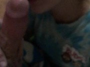 Cheating Native teen sucks daddy while her man is Out shopping for her  8/16