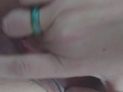 Extreme close-up pussy squirting orgasm 