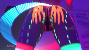 Blacklight Paint, Dildos, & Hooping- Thank you for 50K!