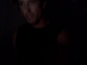 muscular guy's eyes roll back when he cums 16/16