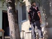 I bask in the sun in the morning.