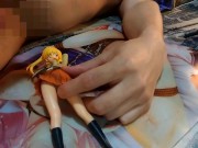 金髪ツインテール美少女JKフィギュアぶっかけ顔発射オナニー【スクールランブル沢近愛理】 - Screenshot 14 of 16 - Adult Toys