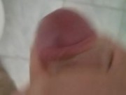 Fast and furious wank with ejaculation