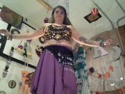 Worship arab goddess Belly Dancing StripTease, unveil her sacred temple as she dances &strips 4 you 12/16