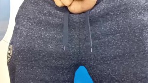 Big cock in public toilet piss