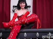 Red Thigh-High Boot Worship 11/16