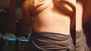 Sexy ass tatty rub down