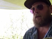 Sexy Bearded Daddy Jamming On a Sunday 