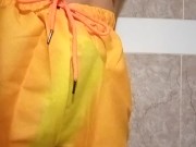 Teen wetting color-changing shorts