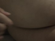 Emo pup fingers her tight asshole ~