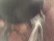 Orgasm in the shower