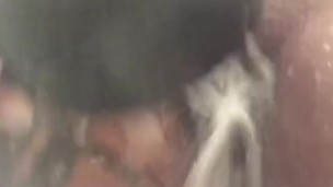 Orgasm in the shower
