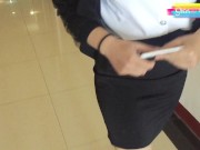 [4K] (เสียงไทย) พานักศึกษามาเย็ดหีที่โรงเเรม Fuck Her Pussy in Hotel 5/16