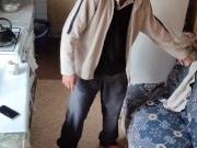 I make myself coffee for lunch. 12/16