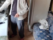 I make myself coffee for lunch. 3/16