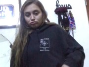 Beautiful Native American ex with pouty lips shows off a little 3/16