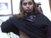 Beautiful Native American ex with pouty lips shows off a little 7/16