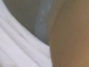 Enjoying the UPSKIRT View Helping Her on a LADDER - Thick Booty and PUSSY Slip POV 9/16