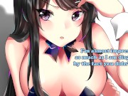 Mai Sakurajima is disgusted by you! Hentai JOI(Sounding,Assplay,Exhibitionism,Femdom, Oral,CEI, CBT) 10/16