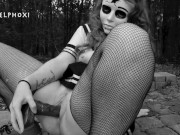 Spooky Halloween Outdoor Pussy Play 10/16