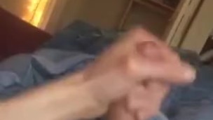 huge cock huge cum shot all over my chest