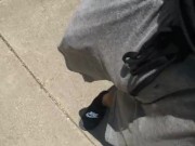 Dick print grey sweats