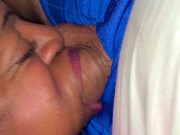 Dicksucker giving blowjob while I smoke 12/16