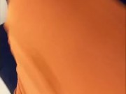 Big ass bouncing in dress 