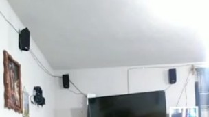 Mommy masturbates with VR glasses watching porn and imagining a big cock