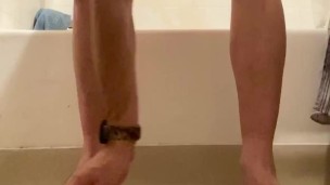 Straight white guy Riding BBC Bam dildo longer