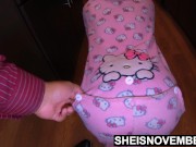 Happy Birthday StepDad From Msnovember :-) Innocent Ebony Daughter Inlaw Squatting Down Sucking Violently, Point Of View BJ 3/16