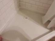 House sitting, made a mess in their bathroom 
