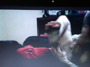 Trying to be quiet as I Squirt and cry cause my mans just outside 14/16