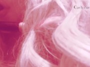 Sucking on 2 of my brushes with tit play! Because sometimes 2 is better than 1!  15/16