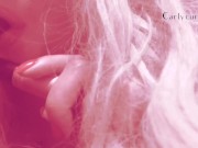 Sucking on 2 of my brushes with tit play! Because sometimes 2 is better than 1!  16/16