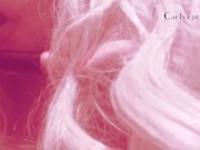 Sucking on 2 of my brushes with tit play! Because sometimes 2 is better than 1!  8/16